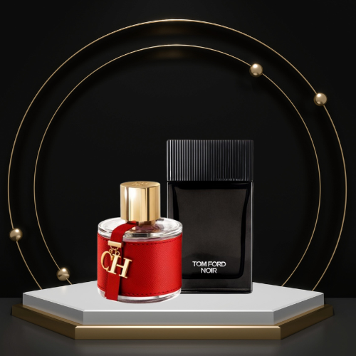 Pack 2 perfumes Carolina Herrera CH + Tomford Noir