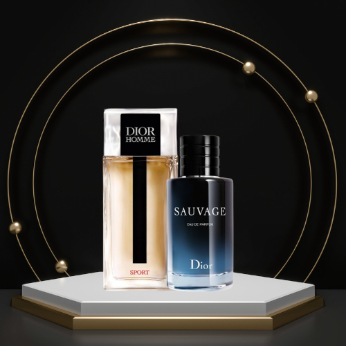 Pack 2 perfumes Dior Homme Sport + Sauvage